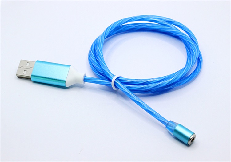 藍色流光磁吸數(shù)據(jù)線